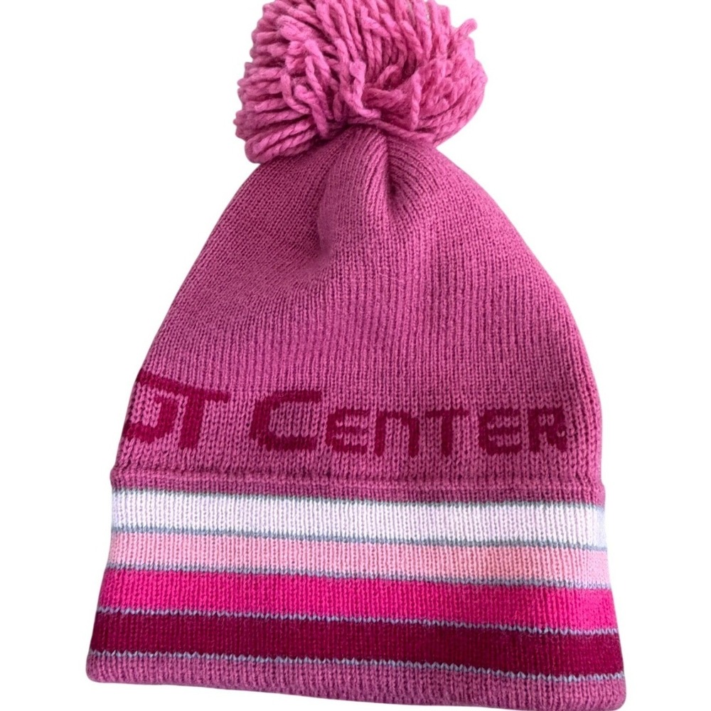 Vintage Walt Disney Productions EPCOT Center Pink Knit Beanie - Picture 2 of 7